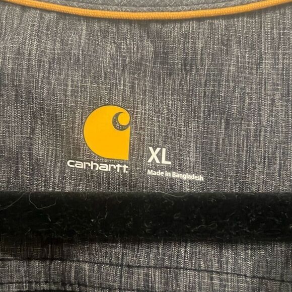 ✨HP✨Carhartt Women's Multi-Pocket V-Neck Medical Scrub Grey Sz XL Top✨ - Picture 5 of 8